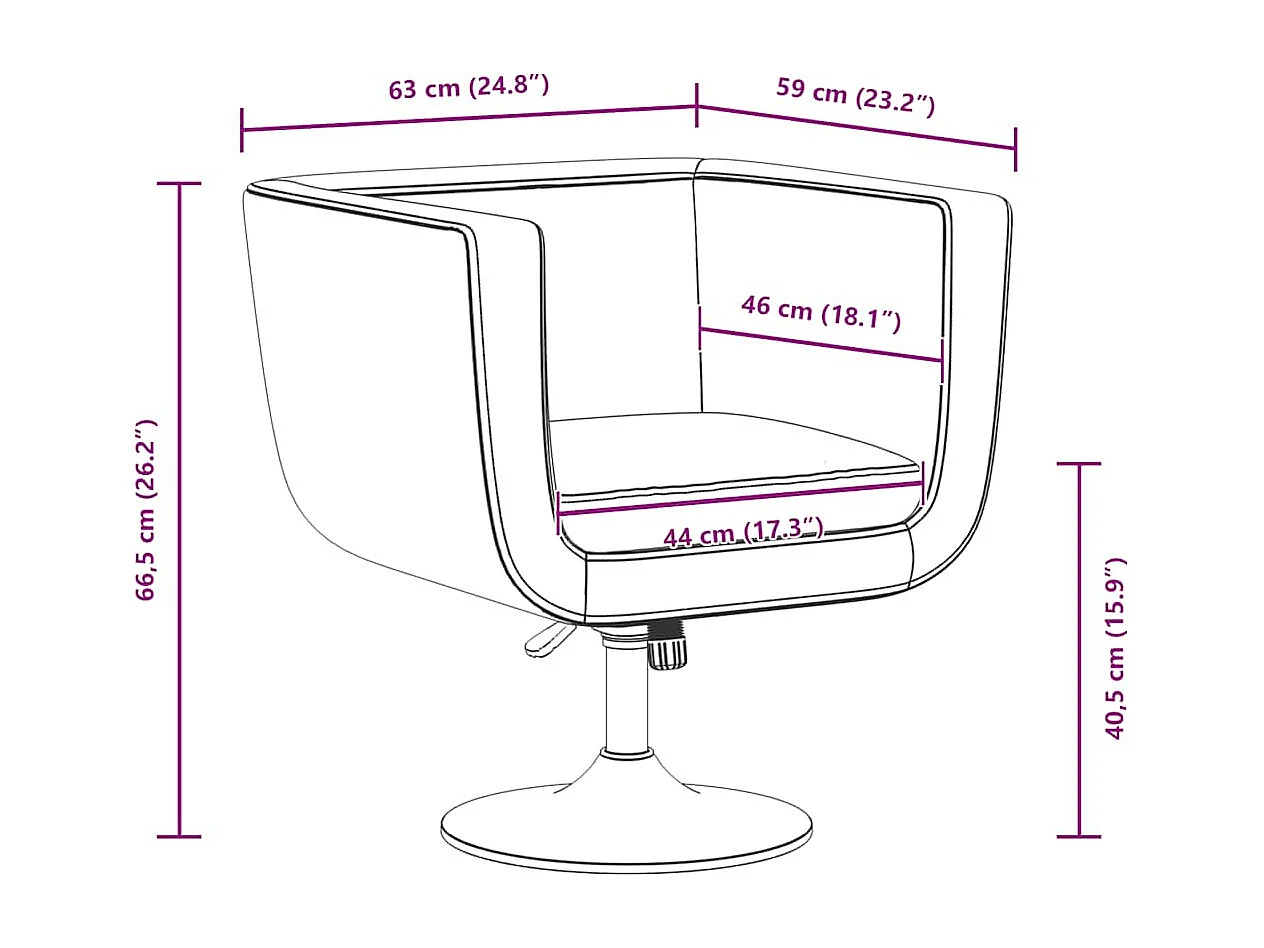 Tabouret de bar Blanc Similicuir