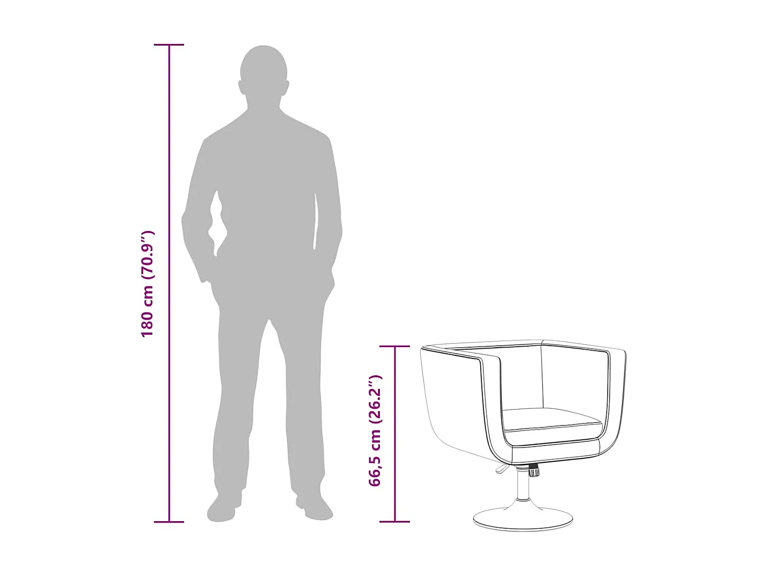 Tabouret de bar Blanc Similicuir