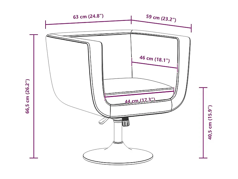 Tabouret de bar Blanc Similicuir