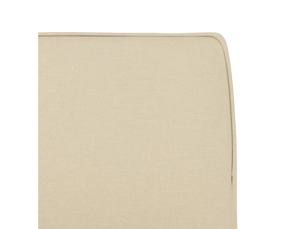 Chaise longue Crème 52x75x76 cm Tissu