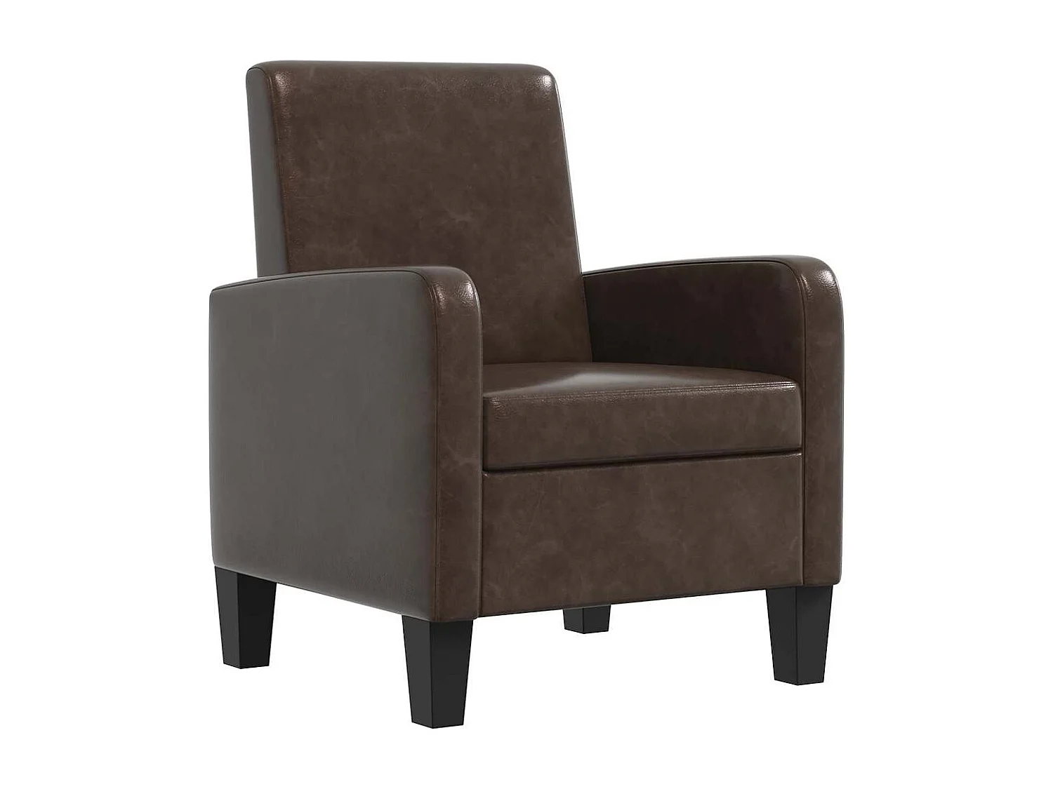 Fauteuil Marron Similicuir
