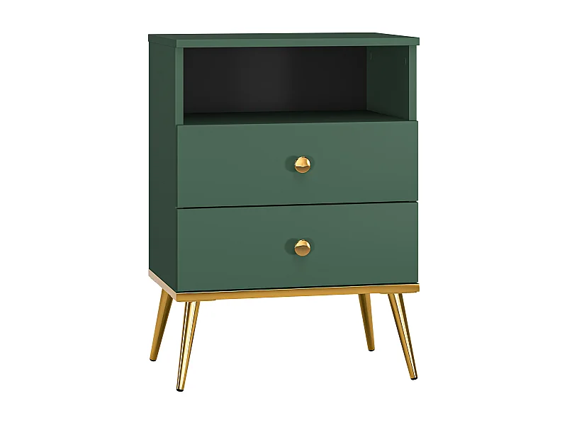 Nachttisch FORT NS50 2D 50x34x70 Grün