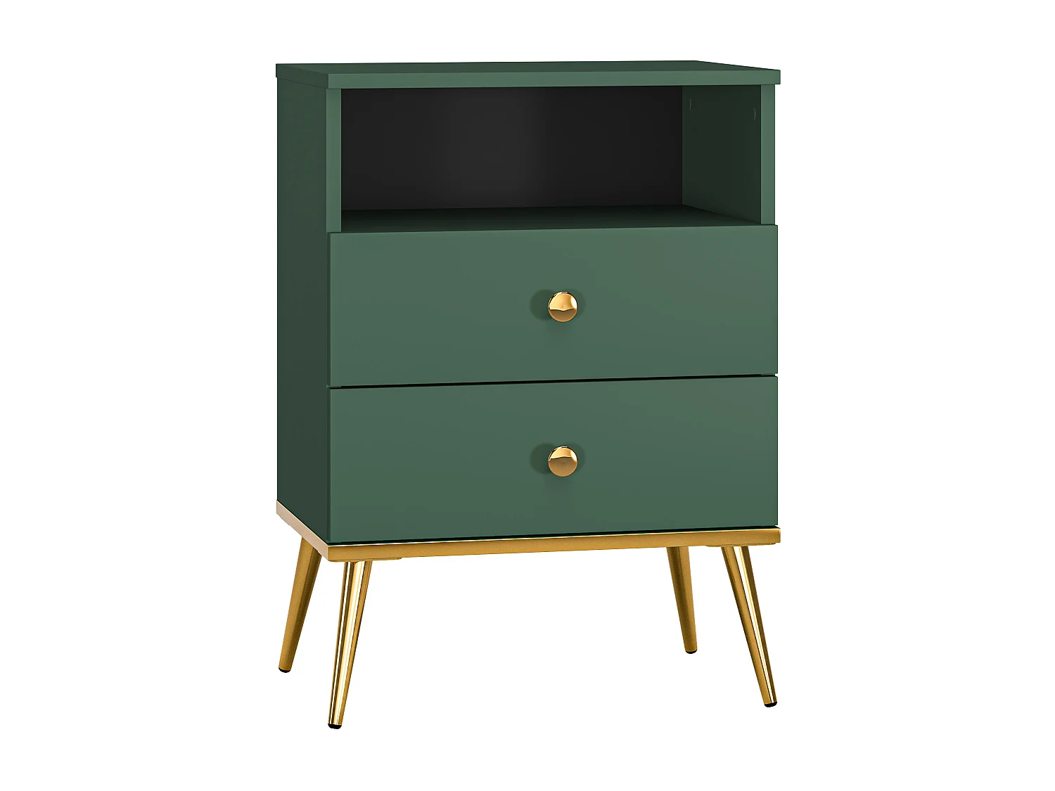 Nachtkastje FORT NS50 2D 50x34x70 Groen