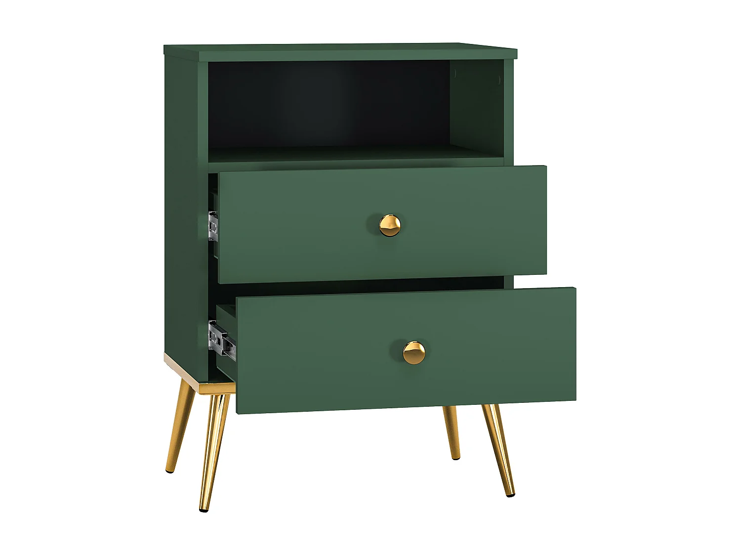 Nachtkastje FORT NS50 2D 50x34x70 Groen