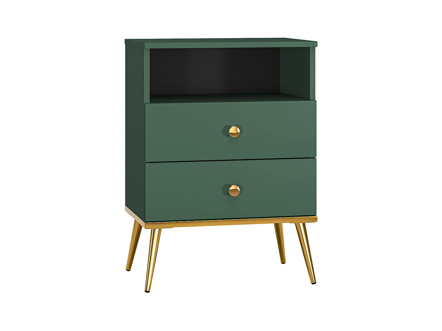 Table De Chevet FORT NS50 2D 50x34x70 Vert