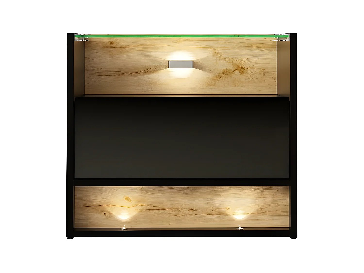Table De Chevet VISION NS55 1D 55x40x49 Noir
