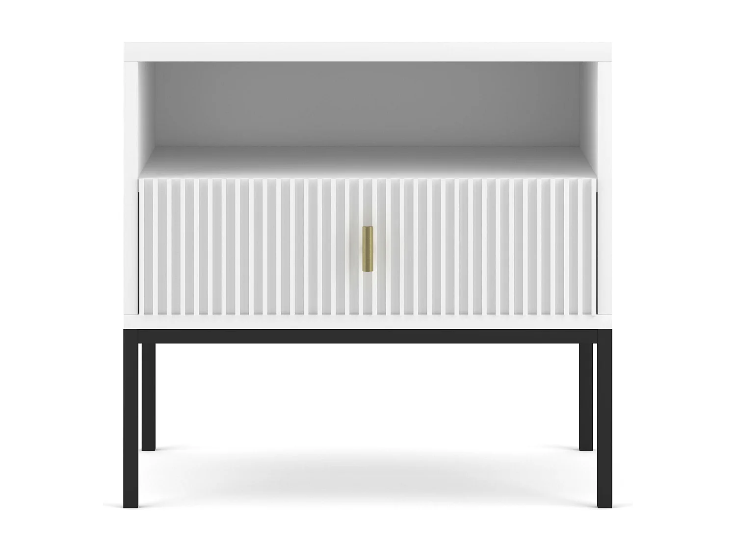 Table De Chevet MAGGIORE NS54 1D 54x39x52 Blanc