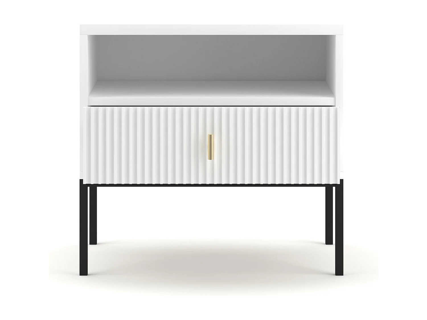 Table De Chevet MAGGIORE NS54 1D 54x39x52 Blanc