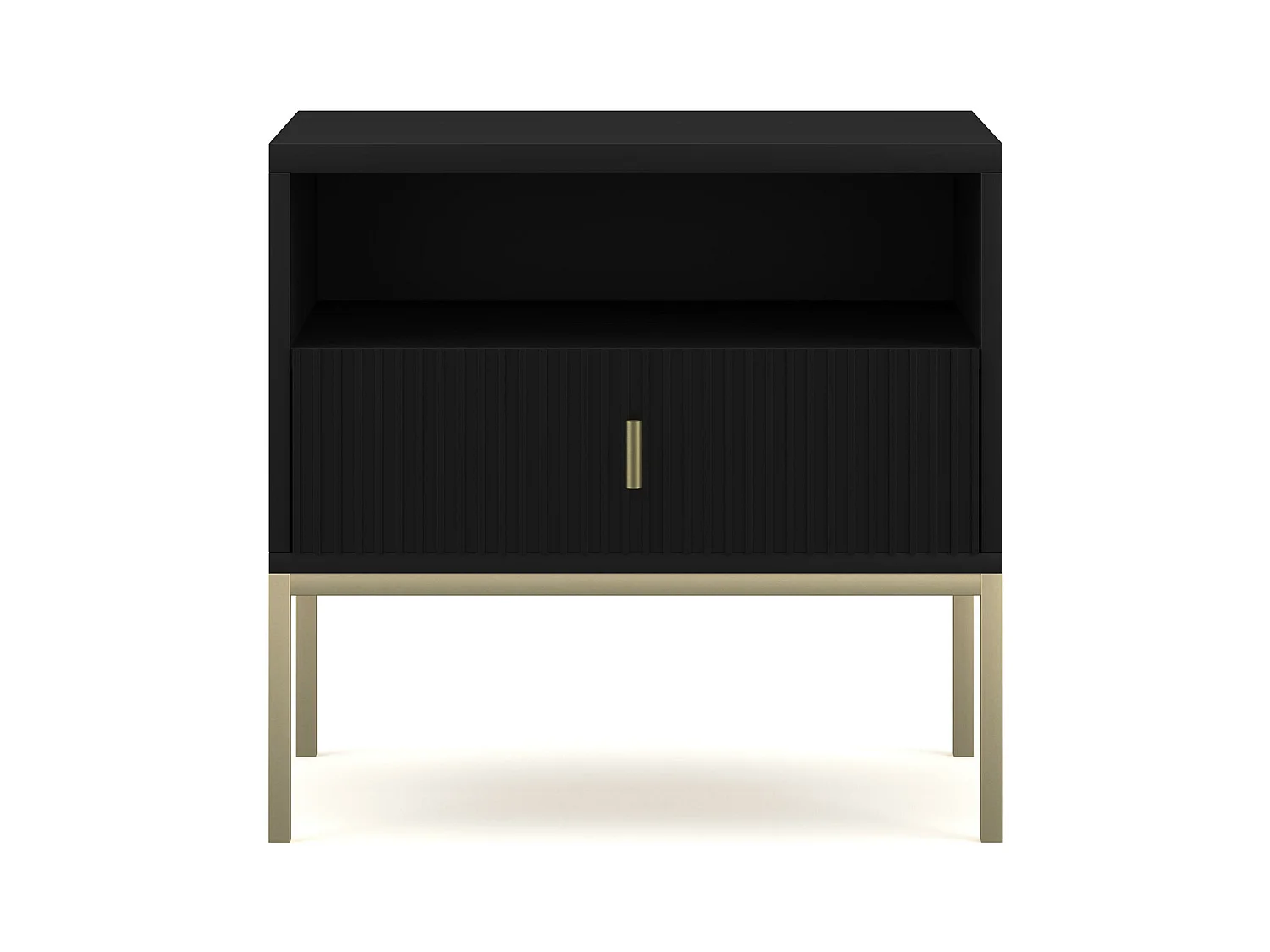 Table De Chevet MAGGIORE NS54 1D 54x39x52 Noir