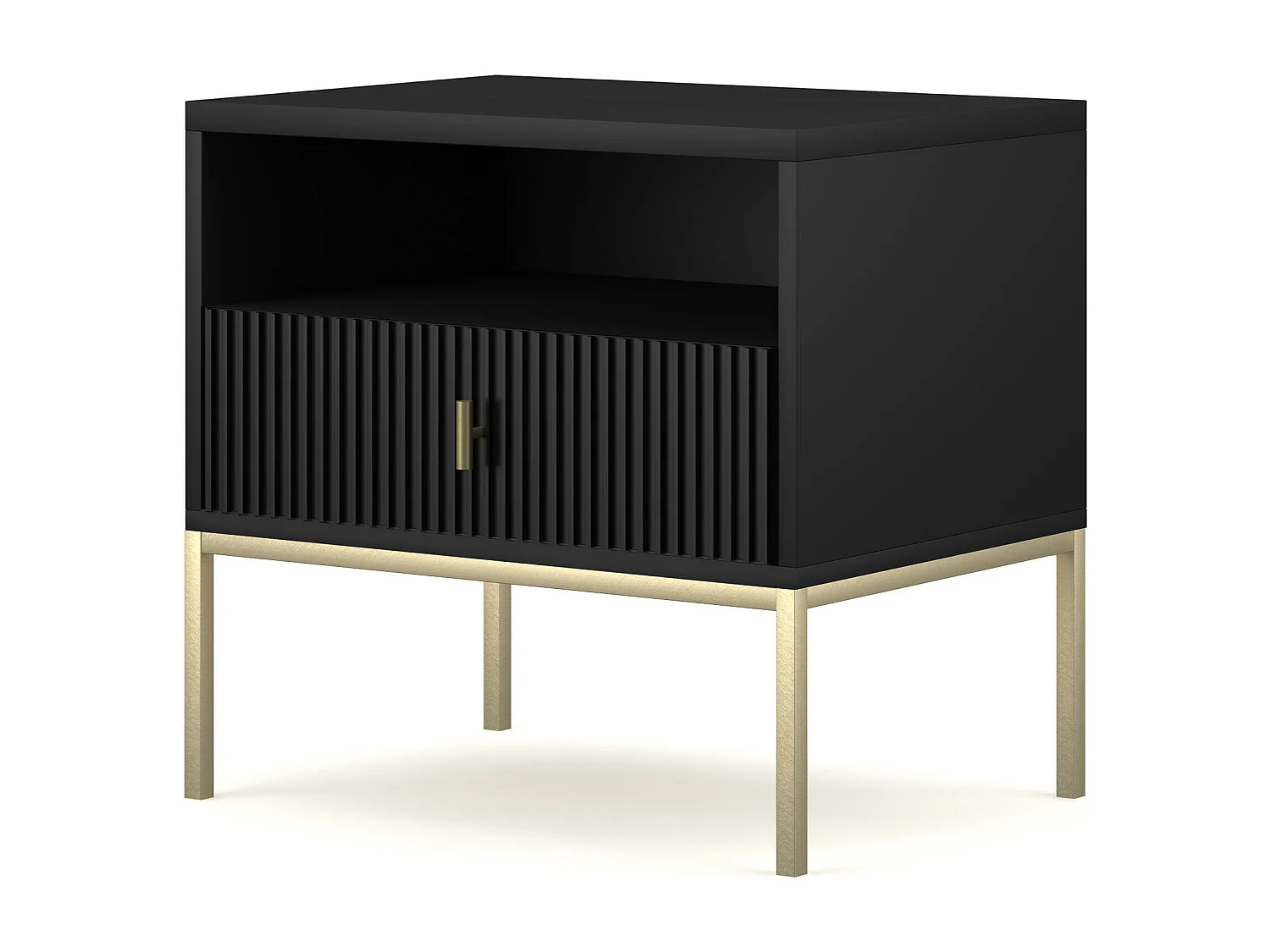 Nachtkastje MAGGIORE NS54 1D 54x39x52 Zwart