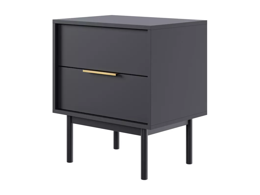 Kauf Unique Nachttisch VIVA NS54 2D 54x39x63 Schwarz