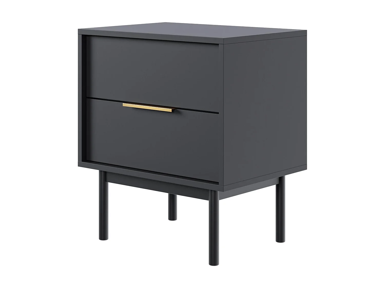 Table De Chevet VIVA NS54 2D 54x39x63 Noir