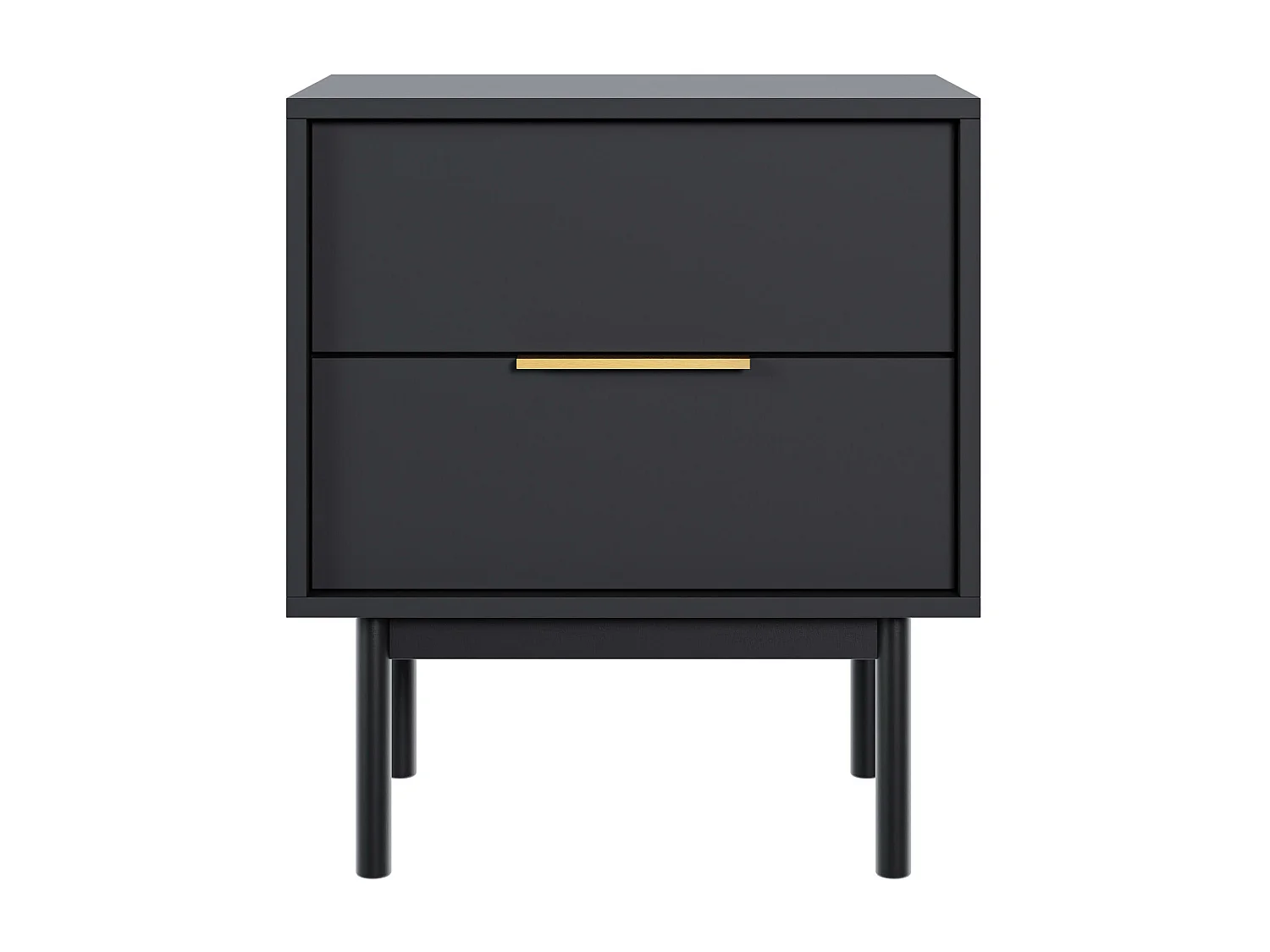 Table De Chevet VIVA NS54 2D 54x39x63 Noir