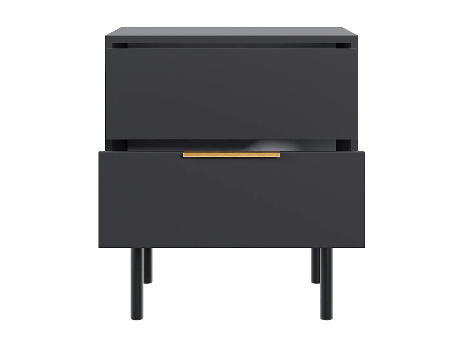 Table De Chevet VIVA NS54 2D 54x39x63 Noir