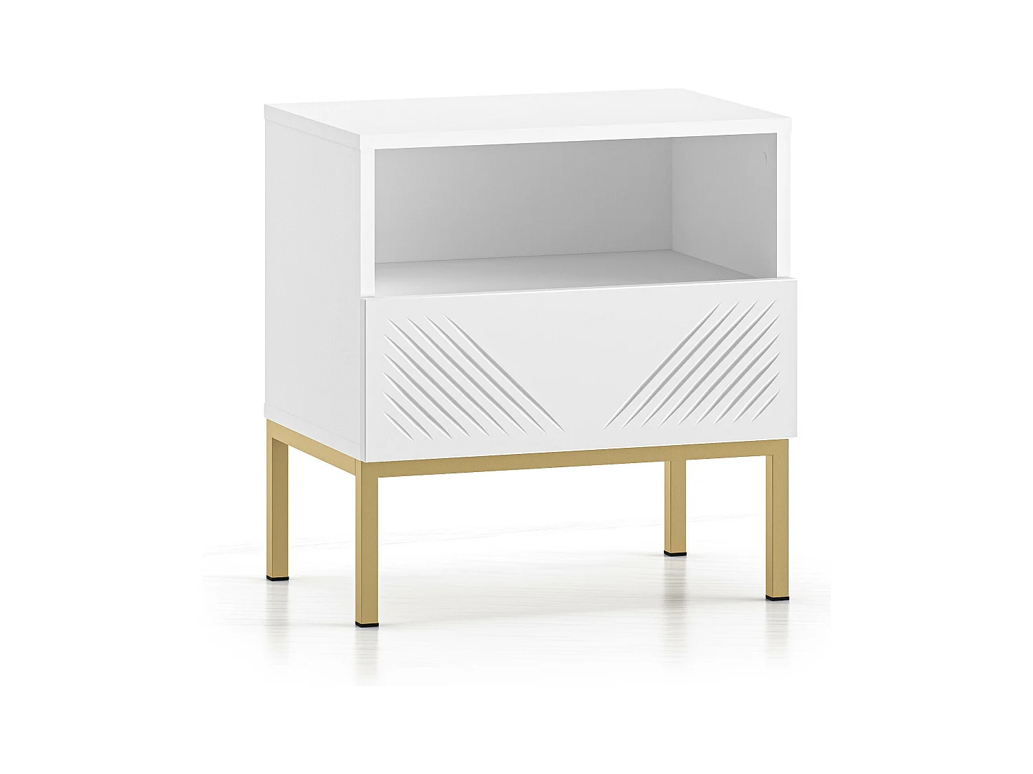 Nachtkastje CLEARING NS50 1D 50x34x53 Wit