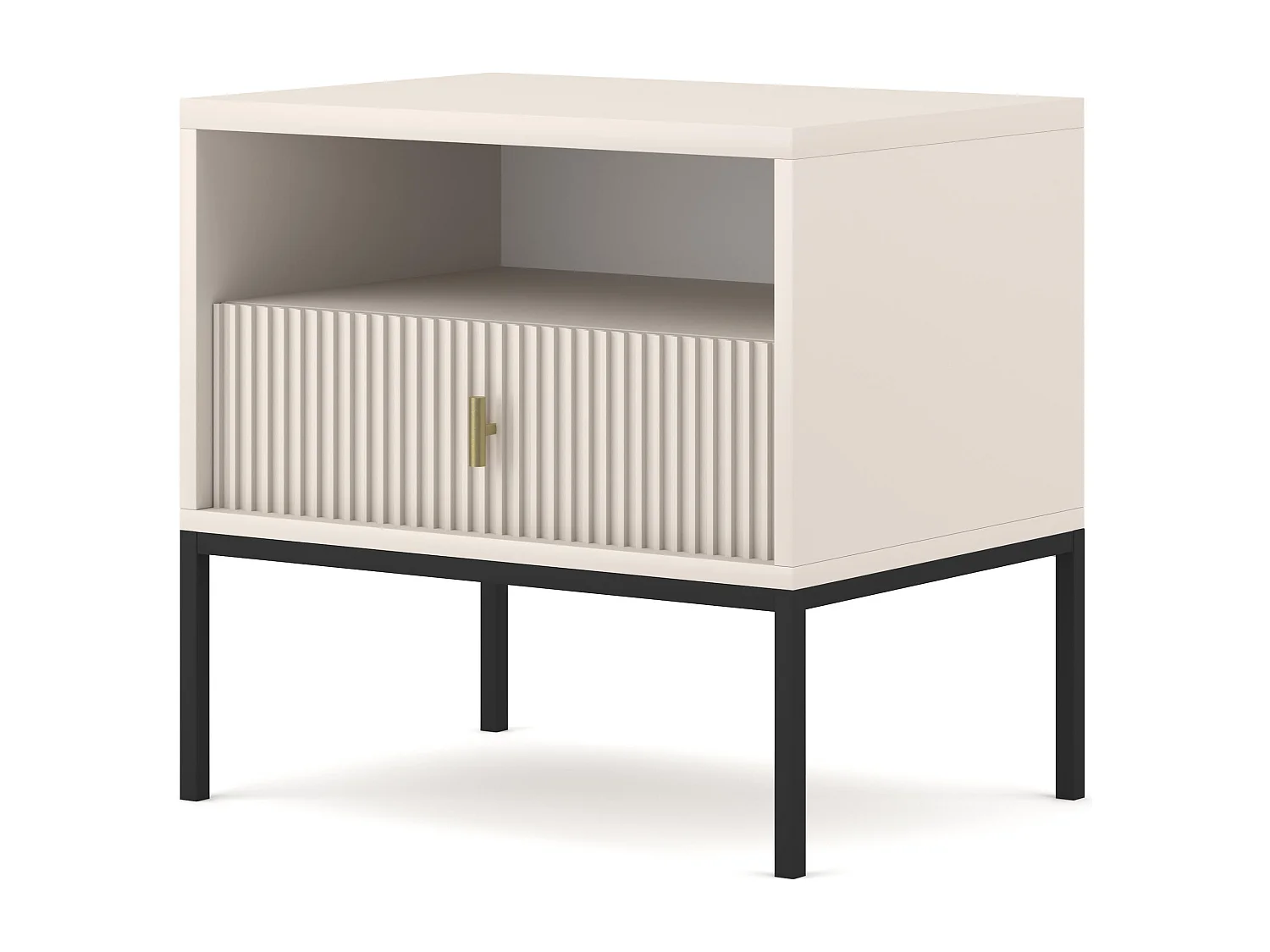 Comodino MAGGIORE NS54 1D 54x39x52 Beige