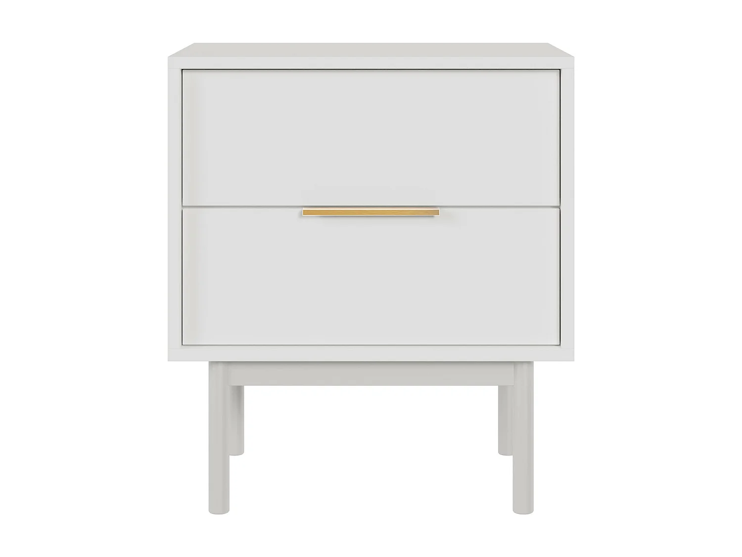 Comodino VIVA NS54 2D 54x39x63 Bianco