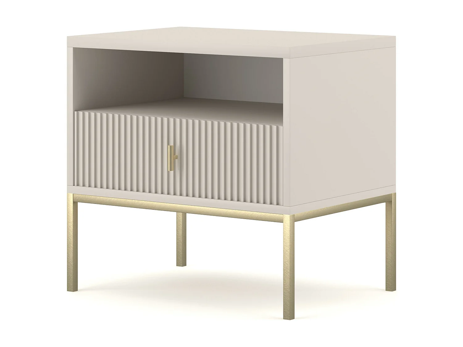 Comodino MAGGIORE NS54 1D 54x39x52 Beige