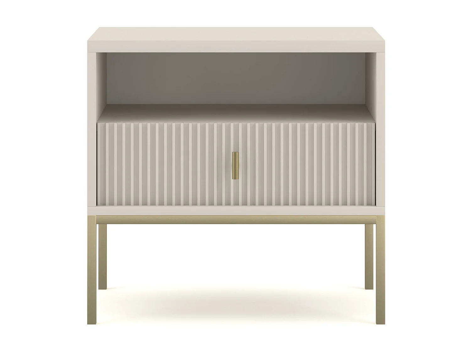 Comodino MAGGIORE NS54 1D 54x39x52 Beige