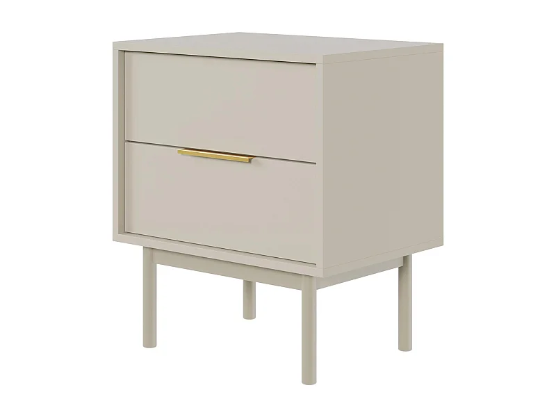 Table De Chevet VIVA NS54 2D 54x39x63 Beige