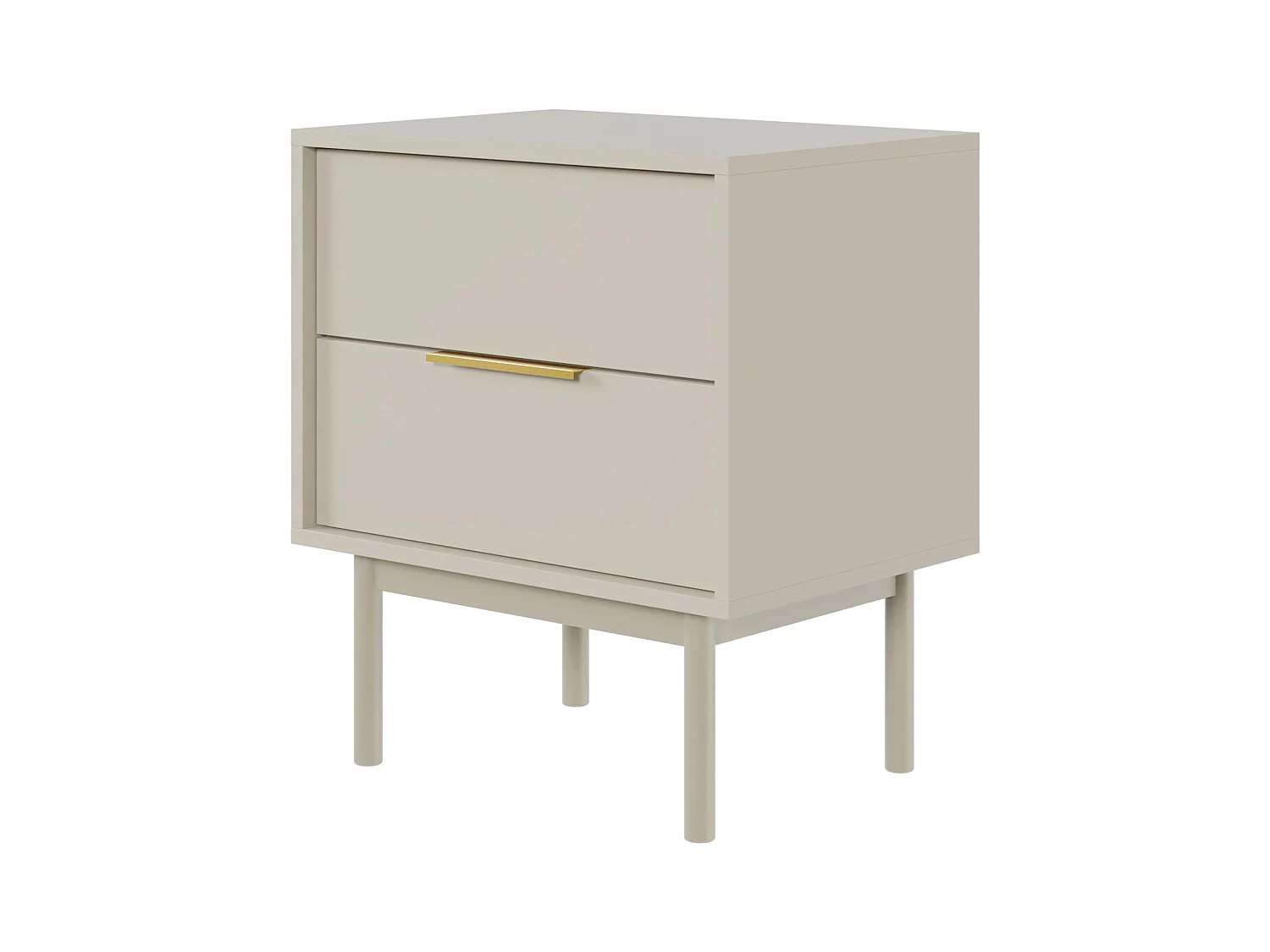 Table De Chevet VIVA NS54 2D 54x39x63 Beige