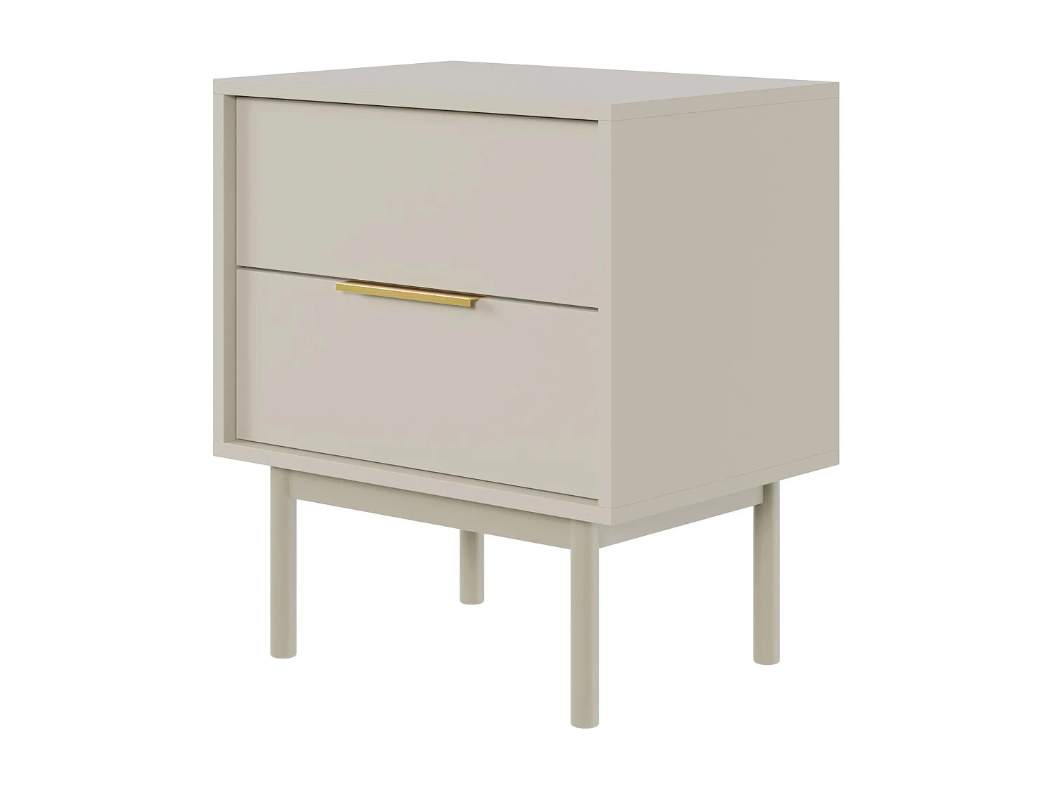 Table De Chevet VIVA NS54 2D 54x39x63 Beige