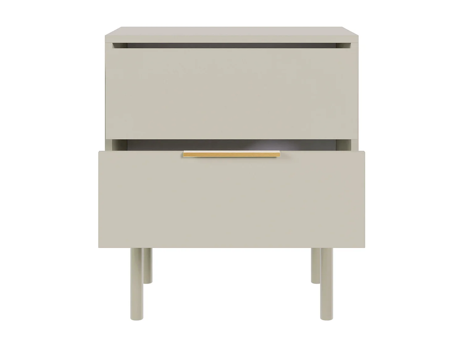 Table De Chevet VIVA NS54 2D 54x39x63 Beige