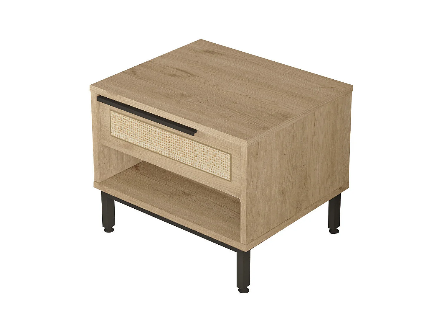 Table De Chevet OCEAN NS54 1D 54x45x42 Beigeclair