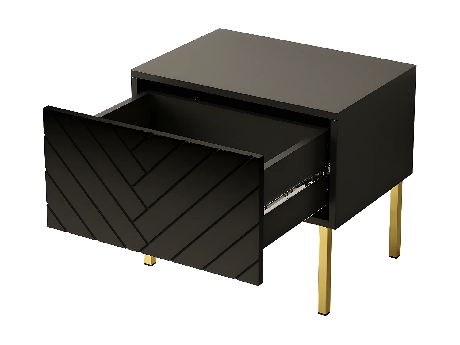 Table De Chevet GALA NS50 1D 50x37x45 Noir