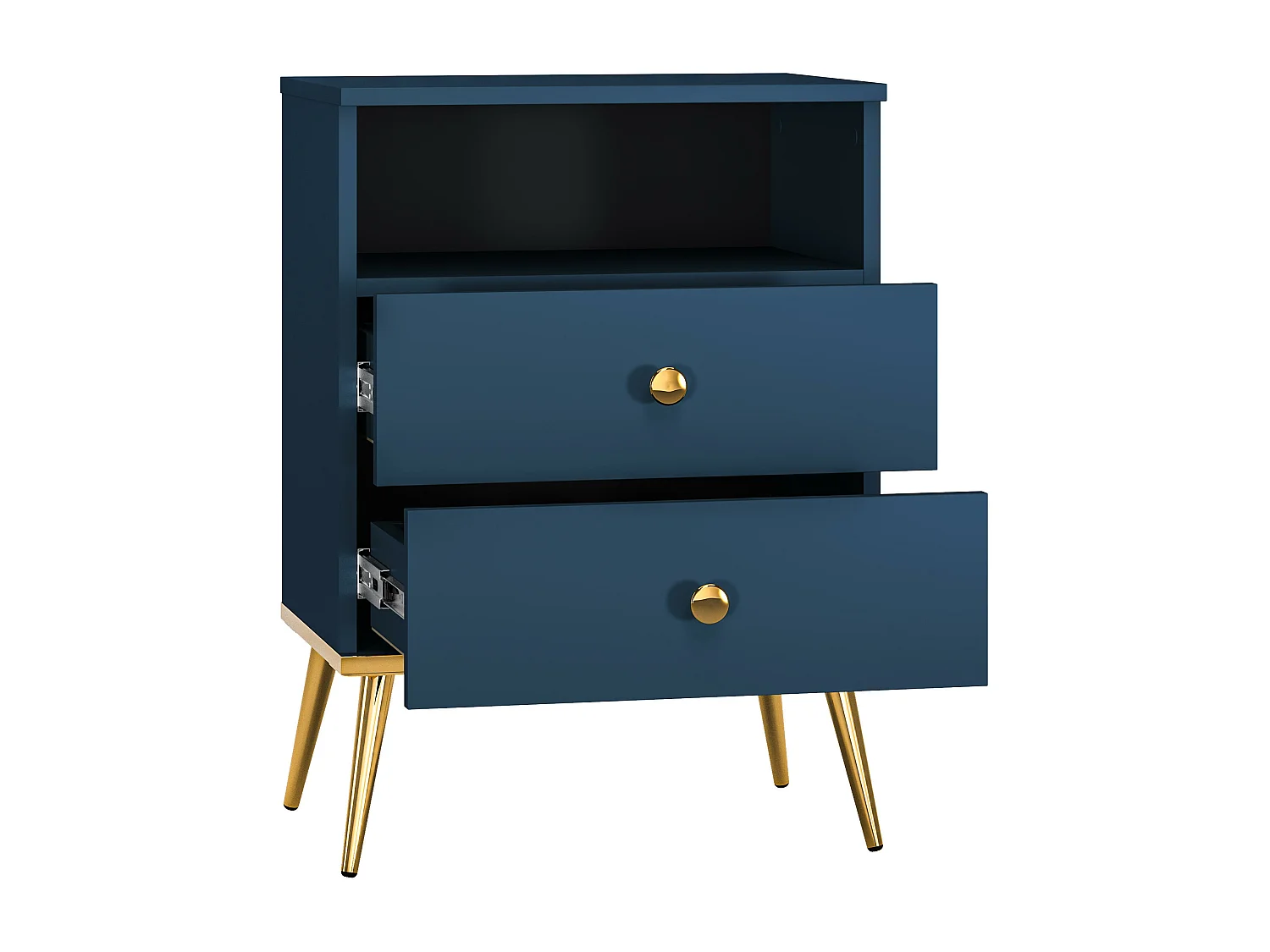 Comodino MARINE NS50 2D 50x34x70 Blu