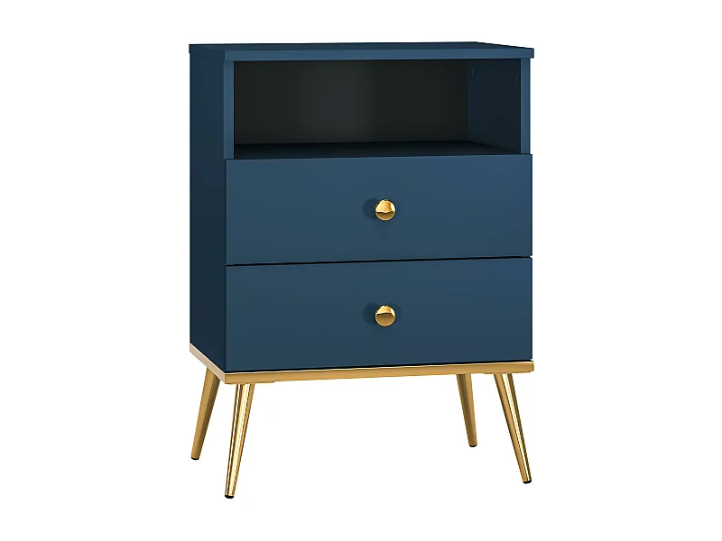 Comodino MARINE NS50 2D 50x34x70 Blu