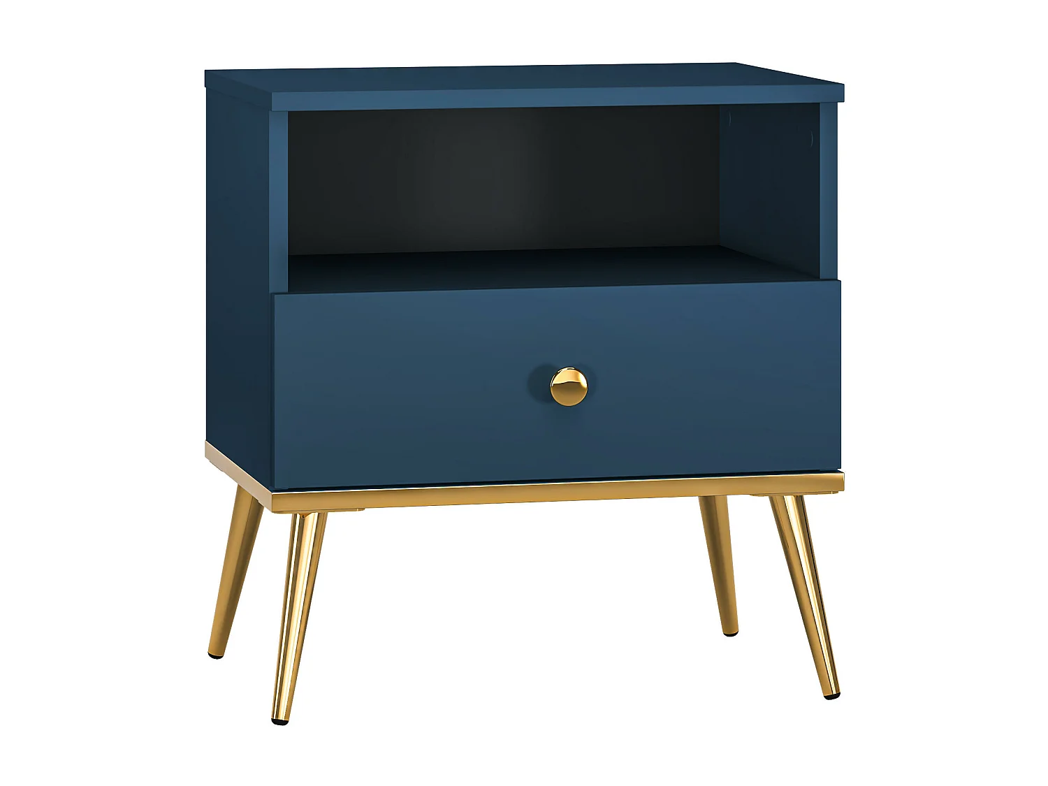 Mesa Cabeceira MARINE NS50 1D 50x34x53 Azul