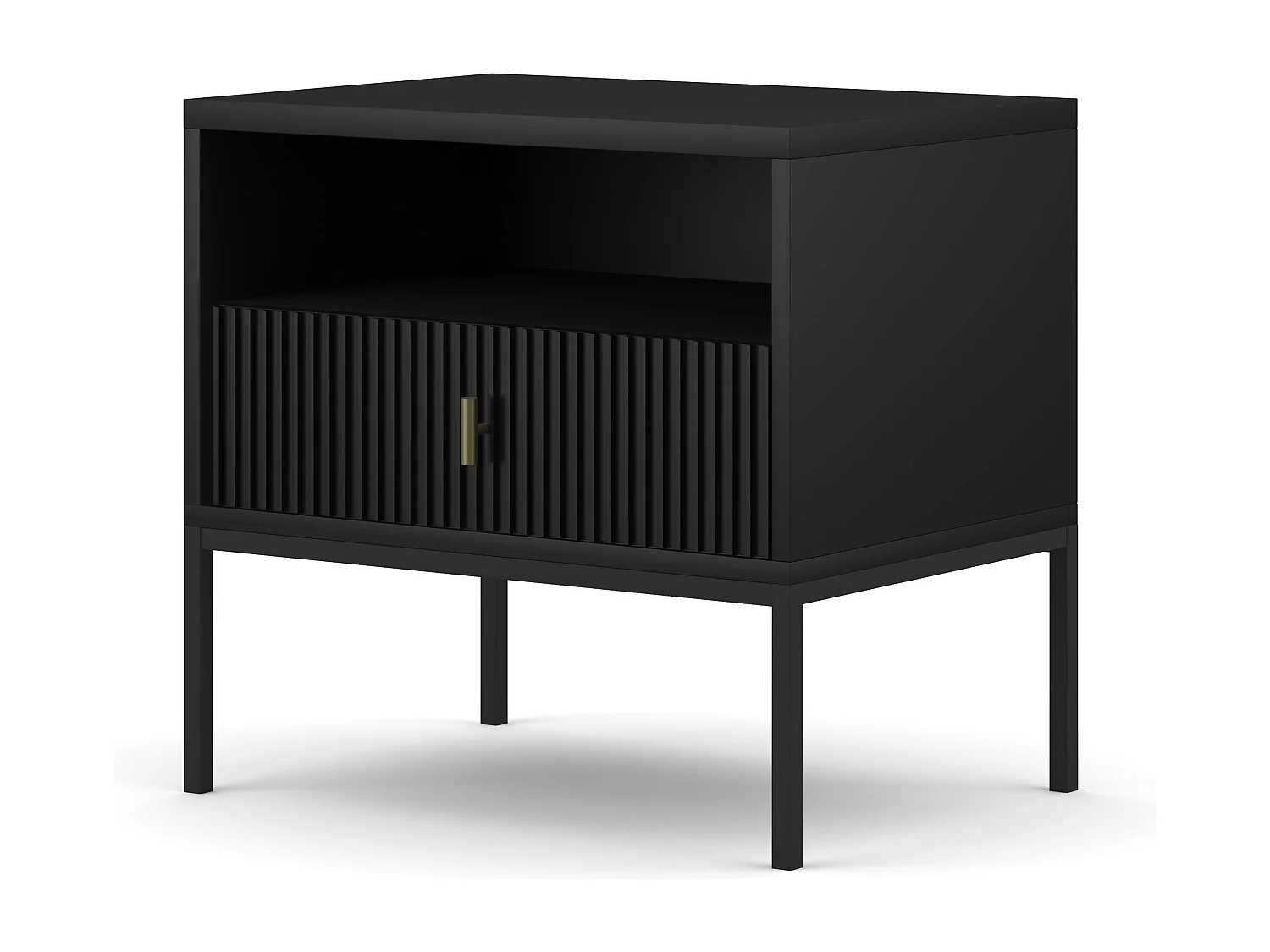 Mesita De Noche MAGGIORE NS54 1D 54x39x52 Negro