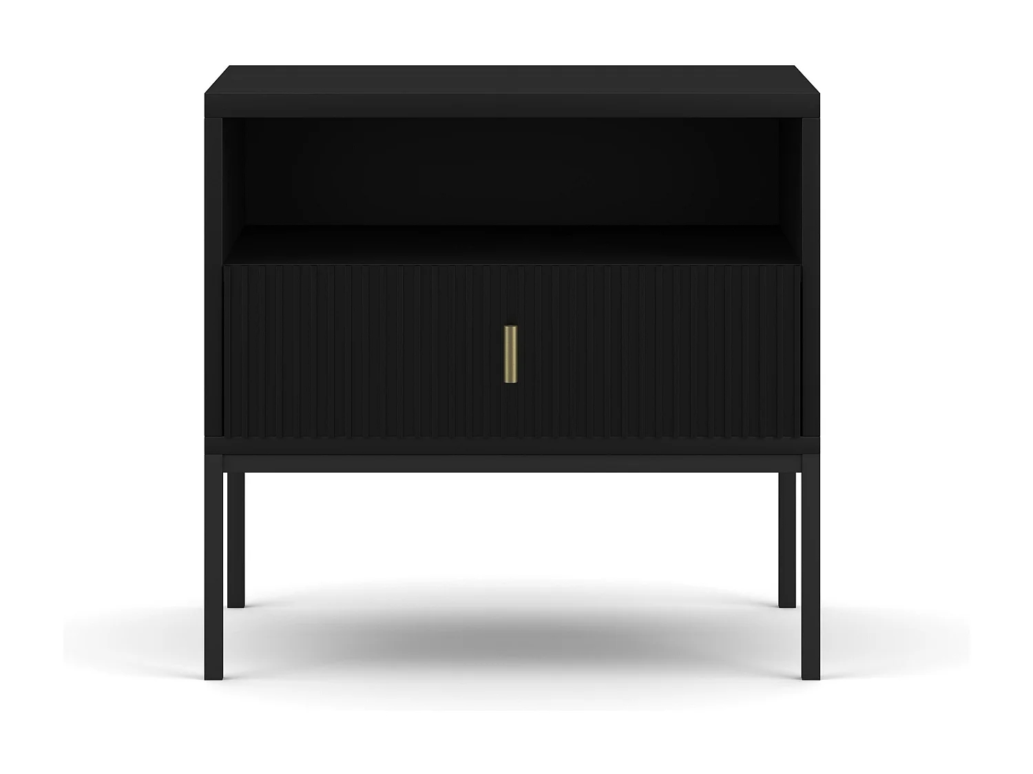 Mesita De Noche MAGGIORE NS54 1D 54x39x52 Negro