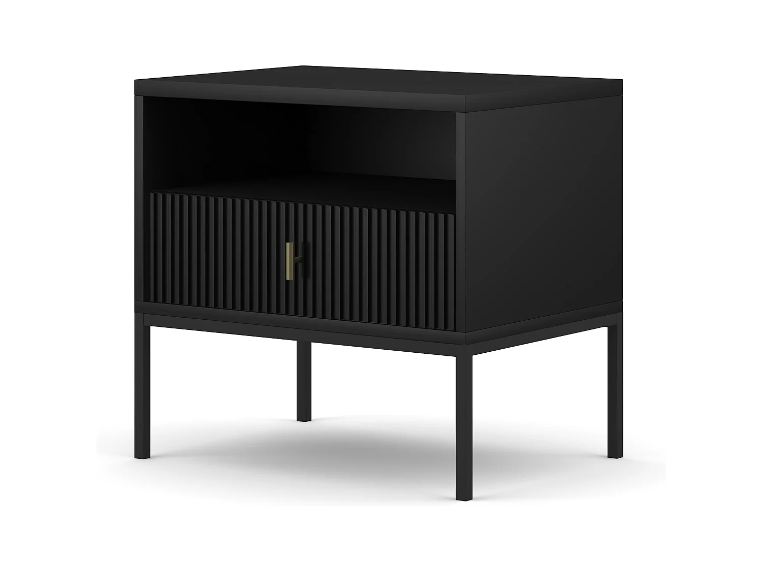 Table De Chevet MAGGIORE NS54 1D 54x39x52 Noir