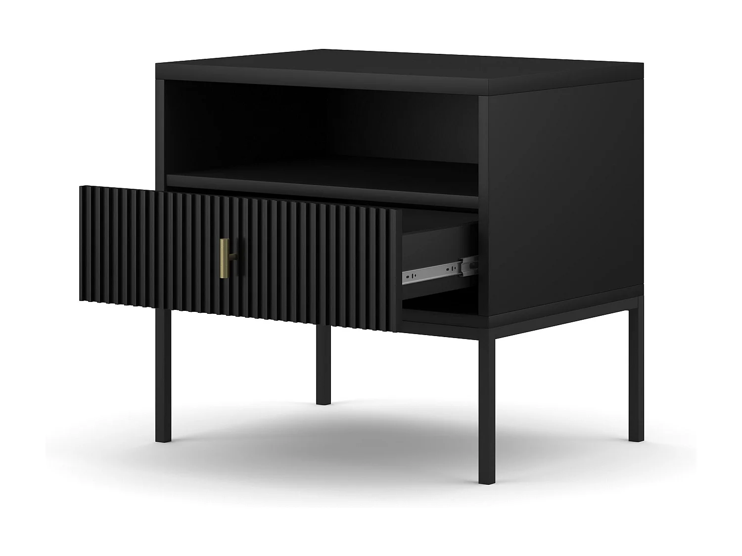 Nachtkastje MAGGIORE NS54 1D 54x39x52 Zwart