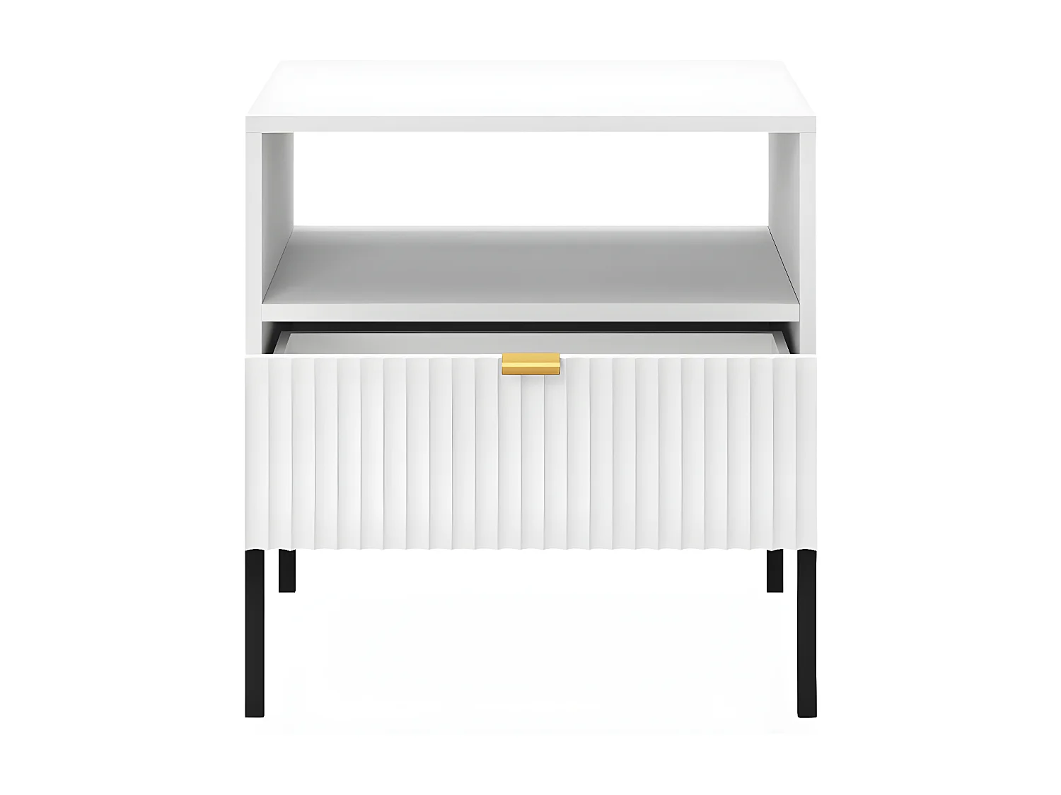 Comodino AVON NS54 1D 54x39x56 Bianco