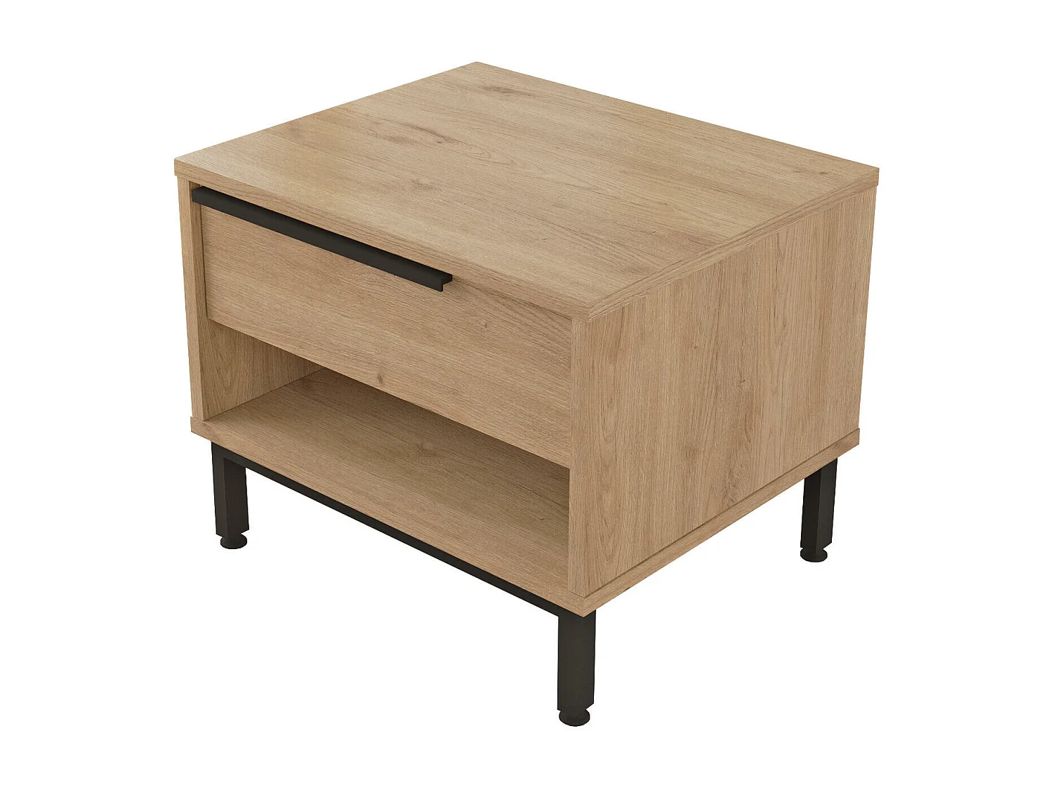 Table De Chevet OCEAN NS54 1D 54x45x42 Naturel