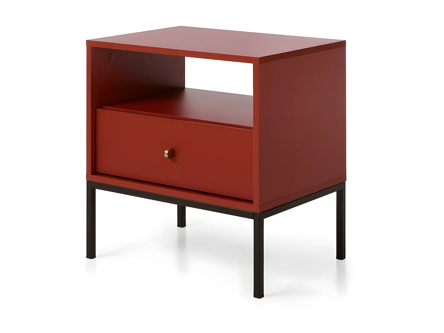 Nachtkastje MONO NS54 1D 54x39x56 Rood