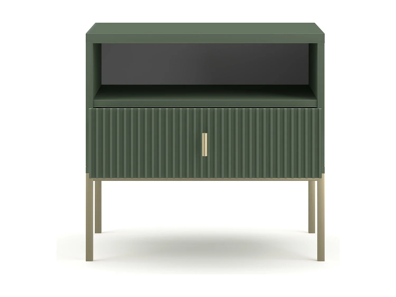 Comodino MAGGIORE NS54 1D 54x39x52 Verde