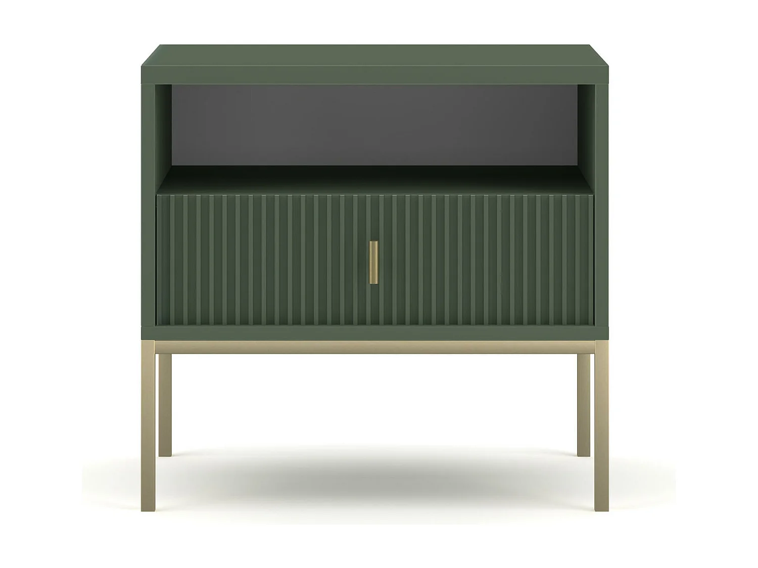 Comodino MAGGIORE NS54 1D 54x39x52 Verde