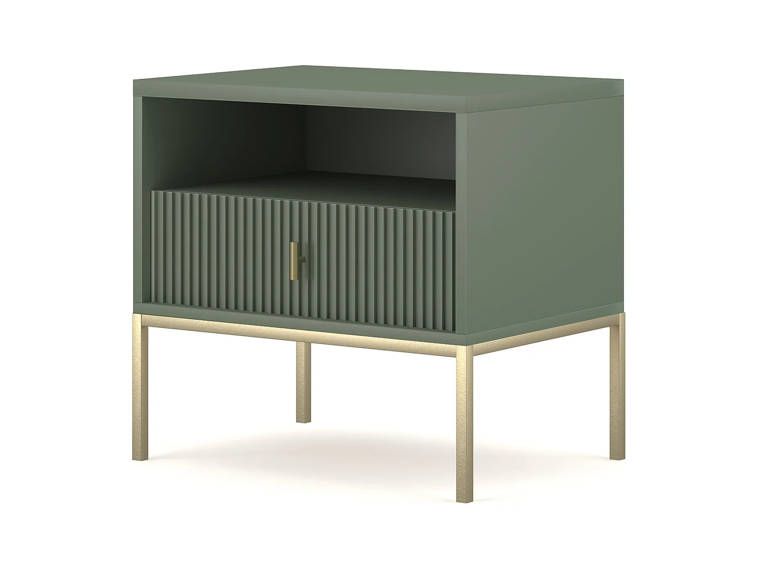 Table De Chevet MAGGIORE NS54 1D 54x39x52 Vert