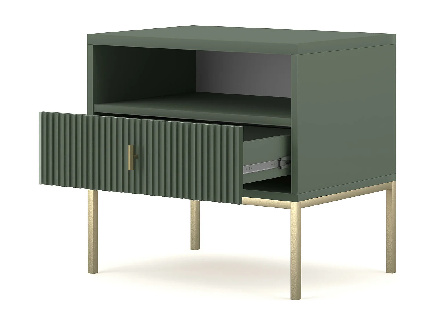 Table De Chevet MAGGIORE NS54 1D 54x39x52 Vert