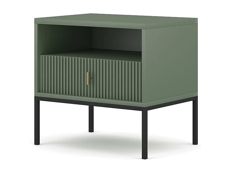 Mesita De Noche MAGGIORE NS54 1D 54x39x52 Verde