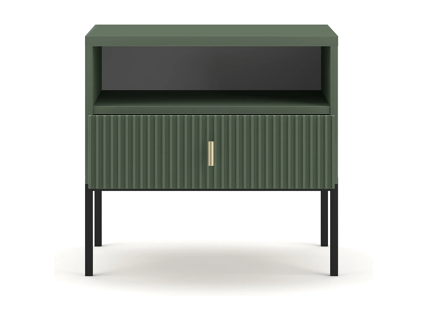 Comodino MAGGIORE NS54 1D 54x39x52 Verde