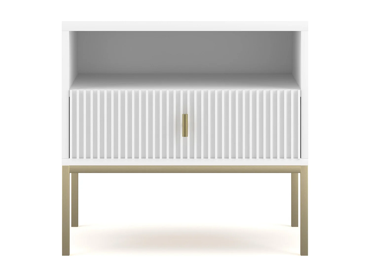 Comodino MAGGIORE NS54 1D 54x39x52 Bianco