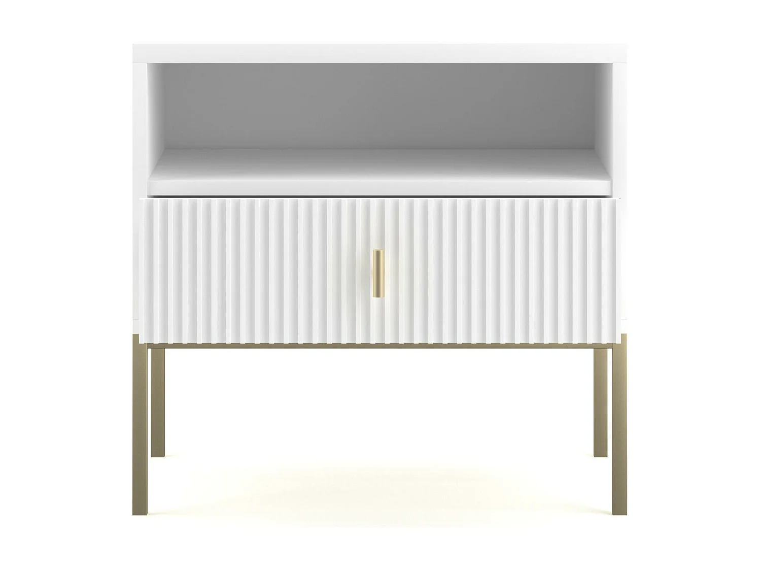 Comodino MAGGIORE NS54 1D 54x39x52 Bianco