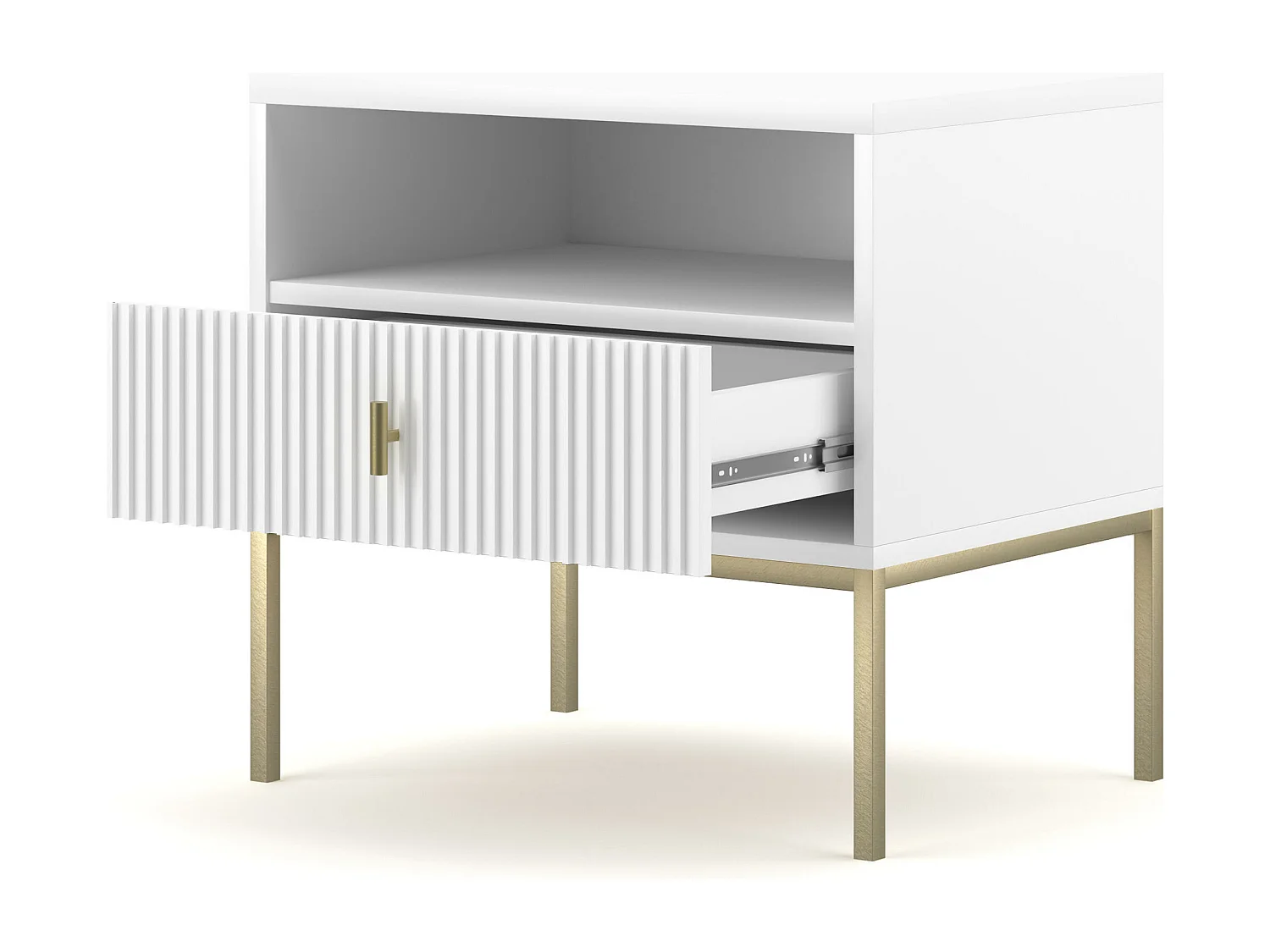 Nachtkastje MAGGIORE NS54 1D 54x39x52 Wit