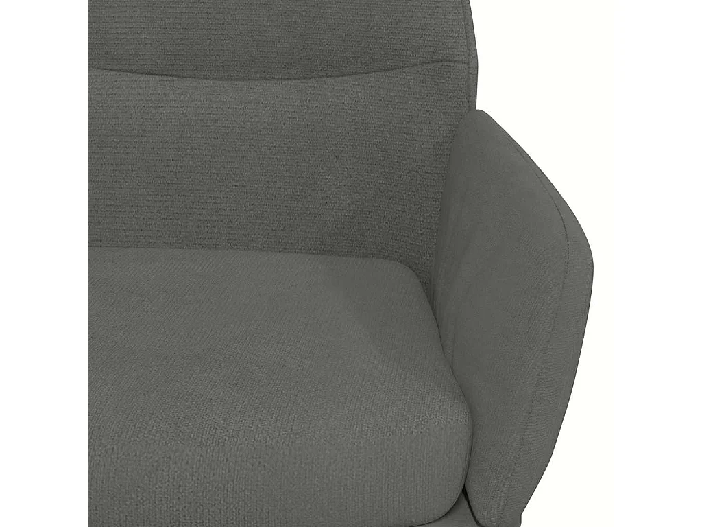 Cadeira de descanso veludo cinzento-escuro