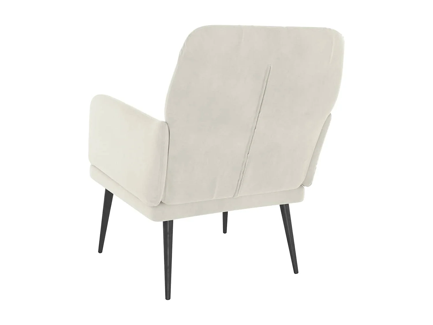 Fauteuil Crème 62x79x79 cm Velours